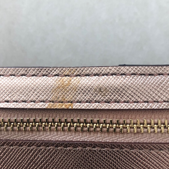 NEW Kate Spade Wallet classic rose gold shade. Shimmer, NWOT inc orig receipt - Picture 10 of 10
